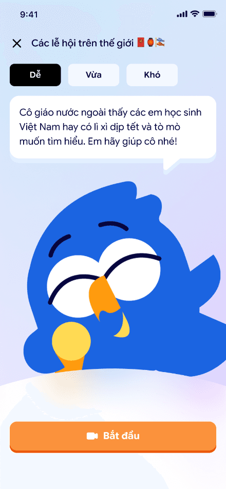 Màn hình ParrotEdu