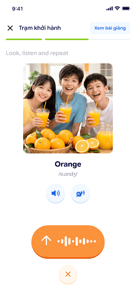 Màn hình ParrotEdu