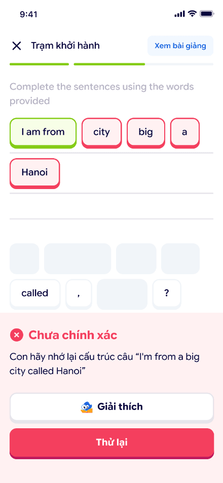 Màn hình ParrotEdu