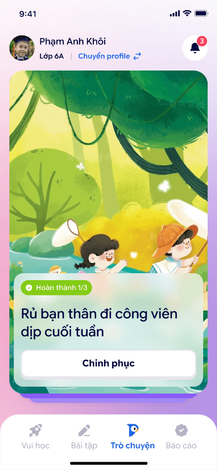Màn hình ParrotEdu