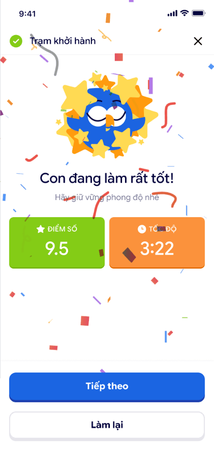Màn hình ParrotEdu