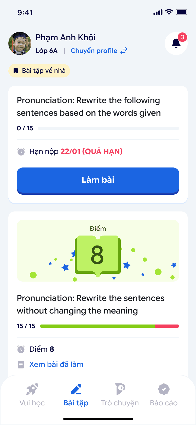 Ghi nhớ sâu qua bài tập sinh động thầy cô giao